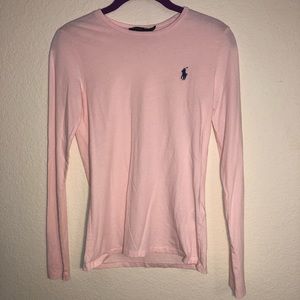 Ralph Lauren pink long sleeve shirt